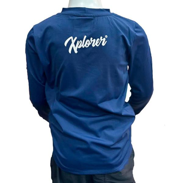 Camiseta Infantil Fishing Co. Xplorer Upf50+ - XPLORER FISHING Imagem de Camiseta Infantil Fishing Co. Xplorer Upf50+