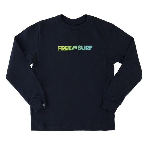 Imagem de Camiseta Infantil Masculina FreeSurf ML Preta - 130403