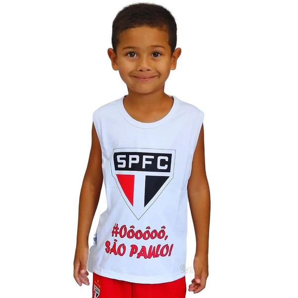 Imagem de Camiseta Infantil São Paulo Regata Oficial