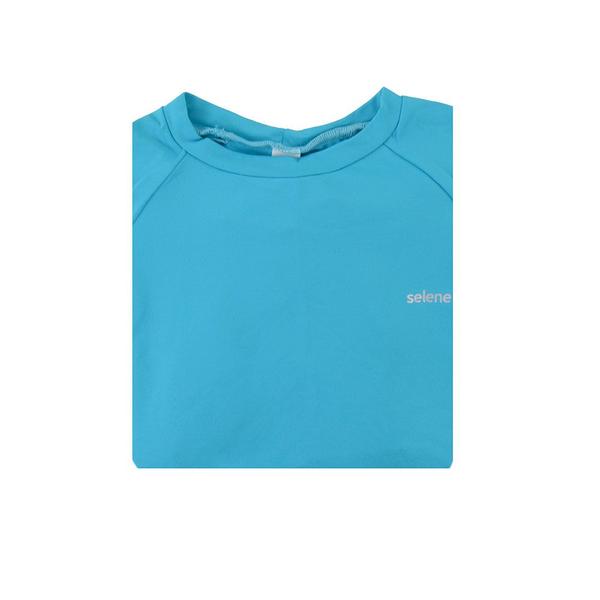 Imagem de Camiseta Infantil Selene ML Proteção UV Azul Oceano - 24000