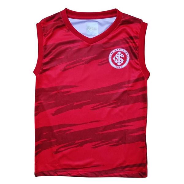 Imagem de Camiseta Internacional Infantil Regata Faixas Oficial