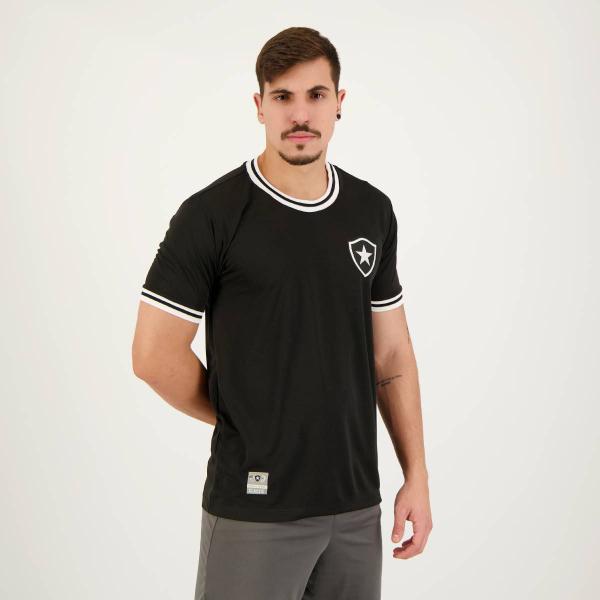 Imagem de Camiseta Jacquard Botafogo Escudo Preta