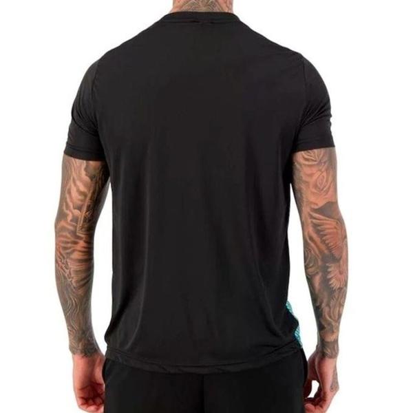 Imagem de Camiseta kappa domenico preto/celeste