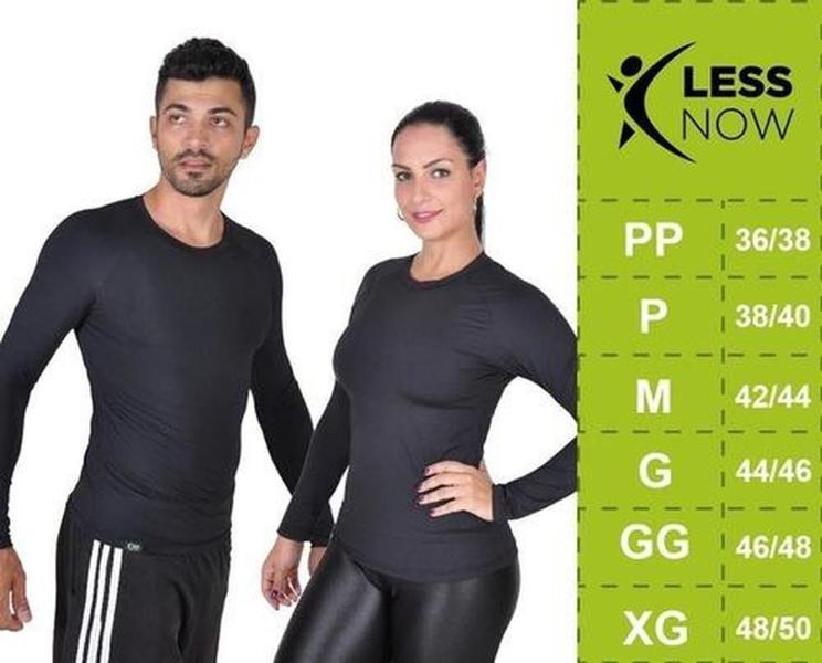 Imagem de Camiseta Less Now Segunda Pele Unisex Proteção F50 Uva/uvb