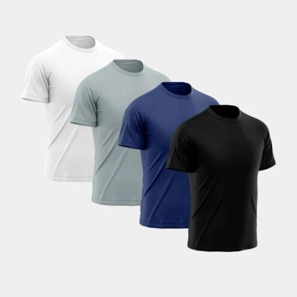 Camiseta manga curta proteção solar Uv+50 confort esporte clássico - Filó Modas Imagem de Camiseta manga curta proteção solar Uv+50 confort esporte clássico