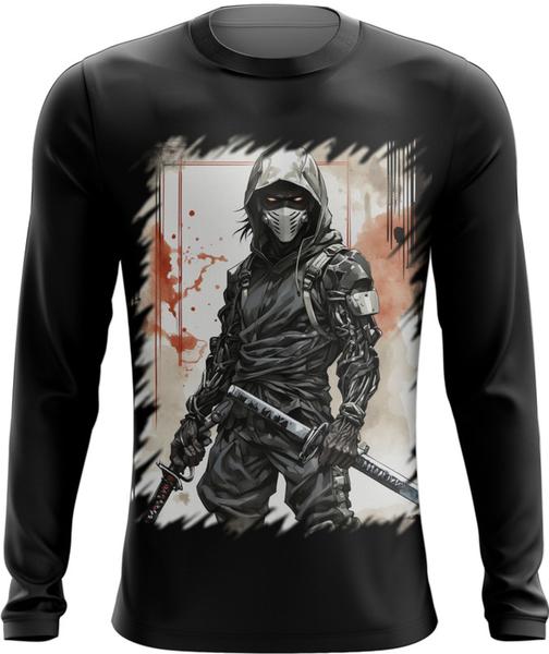 Imagem de Camiseta Manga Longa Ciborgue Ninja Robô Espreita 2