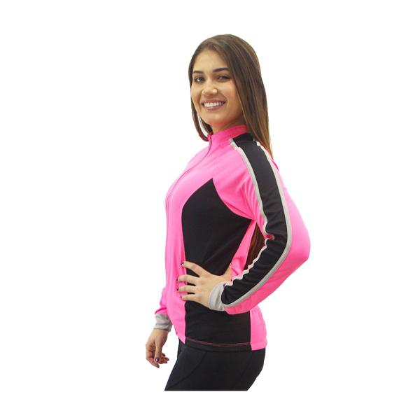 Imagem de Camiseta manga longa Ciclismo Rosa