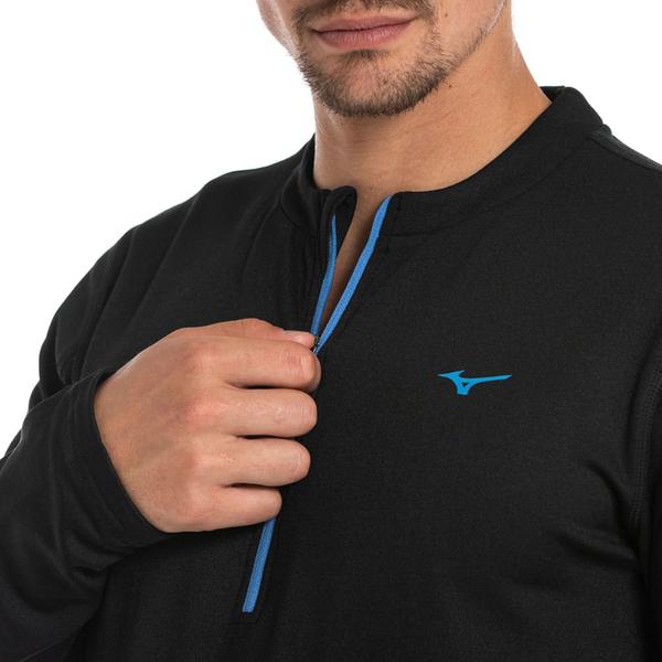 Camiseta Manga longa de Corrida Masculina Mizuno Térmica Imagem de Camiseta Manga longa de Corrida Masculina Mizuno Térmica