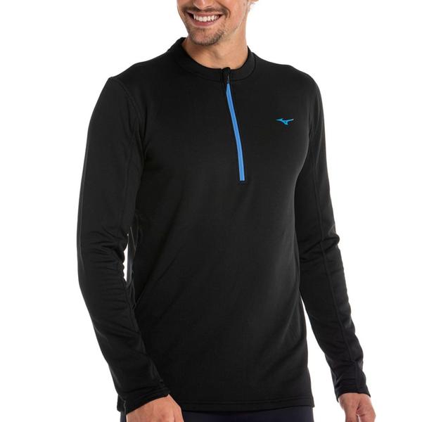 Camiseta Manga longa de Corrida Masculina Mizuno Térmica Imagem de Camiseta Manga longa de Corrida Masculina Mizuno Térmica