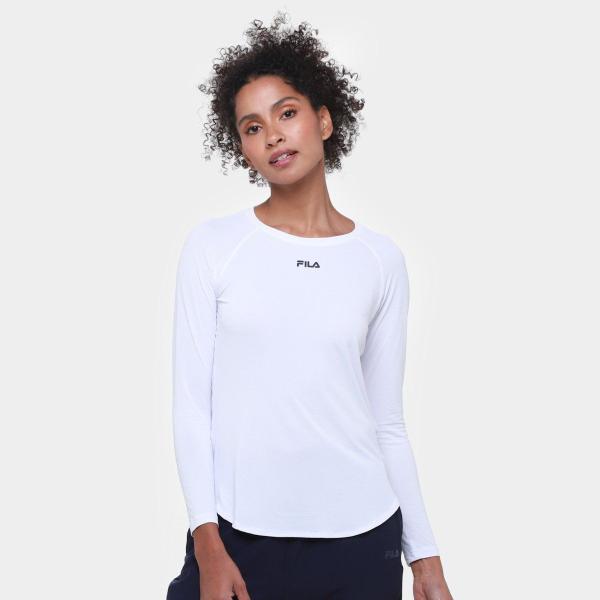 Camiseta Manga Longa Fila Bio III Feminina Camiseta Manga Longa Fila Bio III Feminina