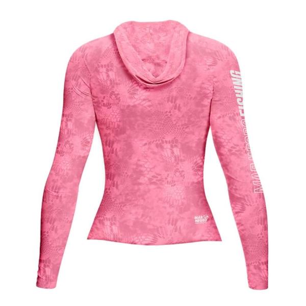 Imagem de Camiseta Mar Negro Sublimada c Capuz - Pink