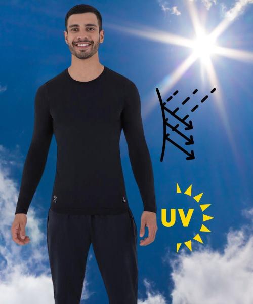 Imagem de Camiseta Masculina Adulto Proteção Uv50+ Lupo 70632-001