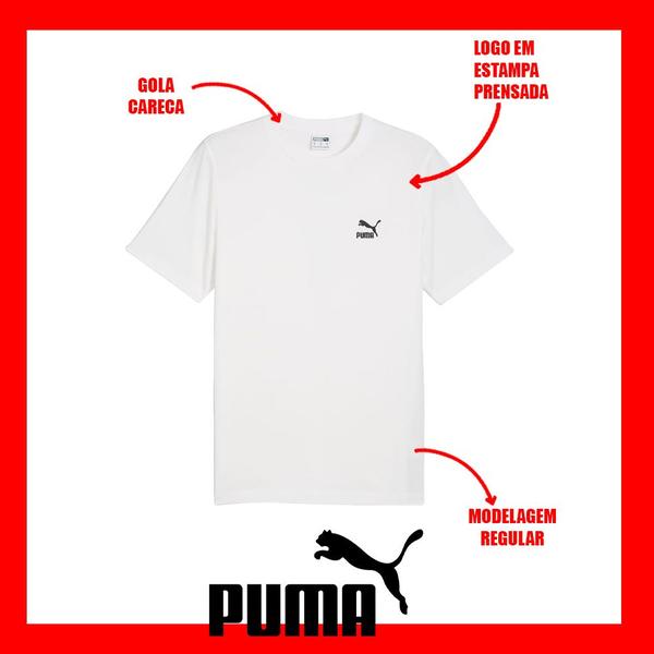 Imagem de Camiseta Masculina Algodão 100% Com Logo Pequena