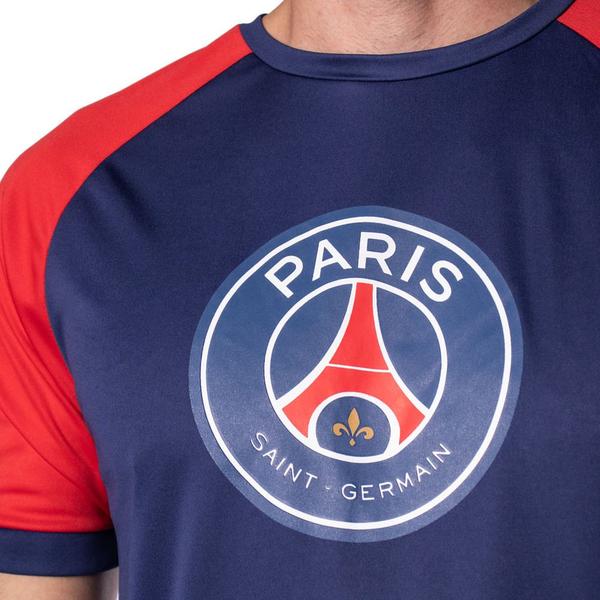 Imagem de Camiseta Masculina Balboa PSG Mbappé Marinho/vermelho