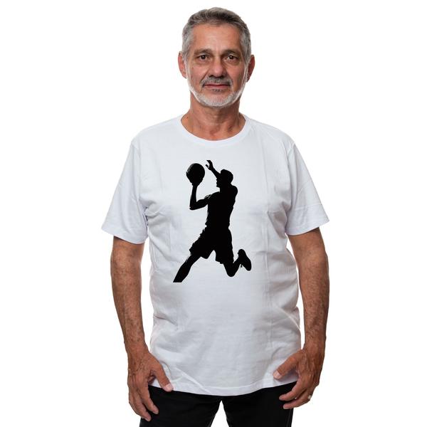 Imagem de Camiseta Masculina Basquete Basket Bola Cesta Jogador Jogar Arremesso