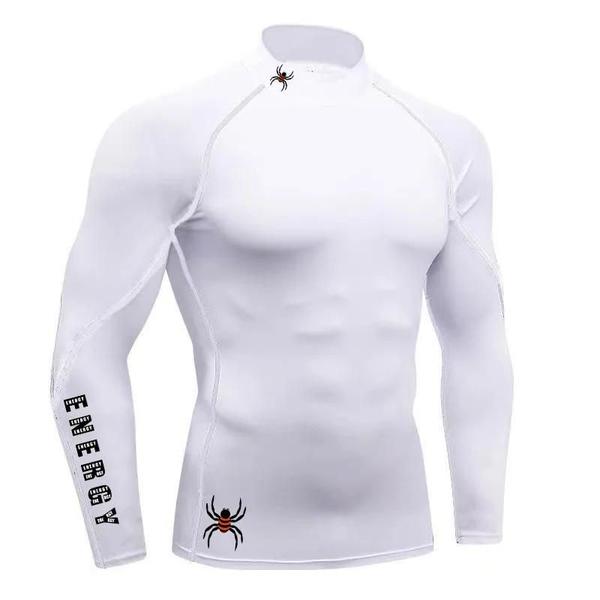 Imagem de Camiseta Masculina De Manga Comprida Para Corrida, Compressão De Secagem Rápida, Academia,