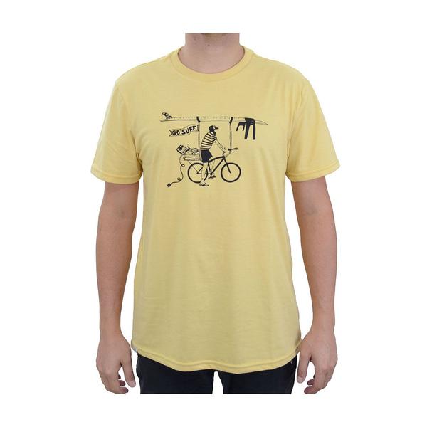 Imagem de Camiseta Masculina Freesurf Art-shirt Go Surf Amarelo 110407