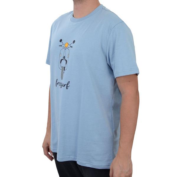 Imagem de Camiseta Masculina Freesurf MC Art-shirt Vespa Azul - 110407