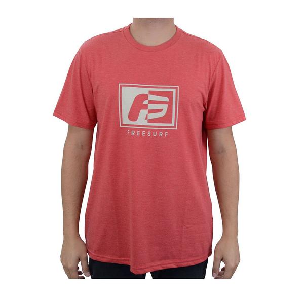 Imagem de Camiseta Masculina Freesurf MC Half Vermelho Mescla - 110405