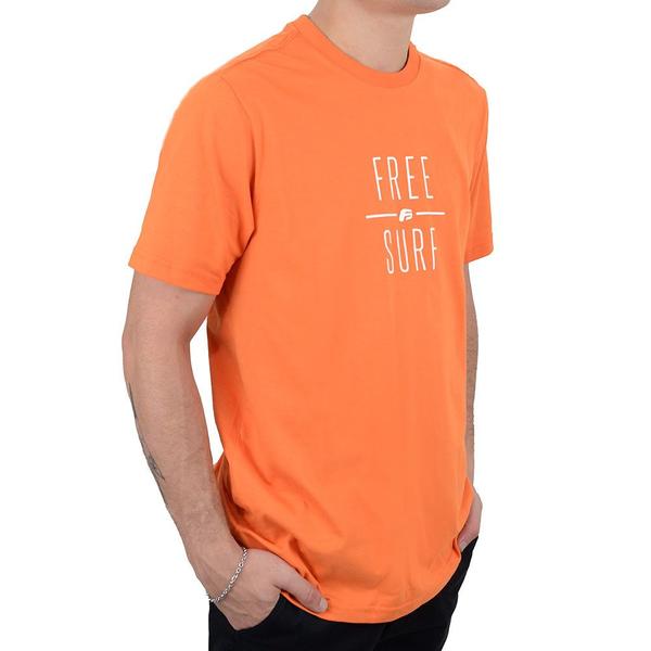 Imagem de Camiseta Masculina Freesurf MC Line Laranja - 11040