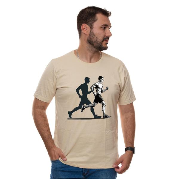 Imagem de Camiseta Masculina Maratona Corredor Corrida Correr Caminhada Caminhar Atletismo Competição