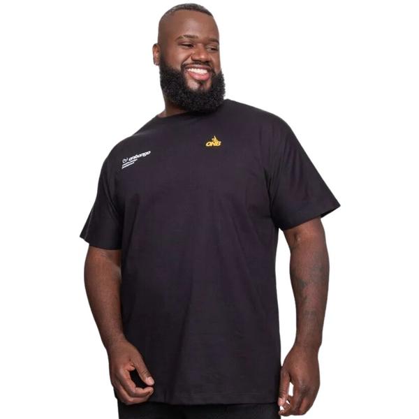 Imagem de Camiseta Masculina Onbongo Plus Size Preta ON330 Preto