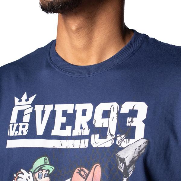 Imagem de Camiseta Masculina Over Surf Manga Curta Sem Tempo Marinho