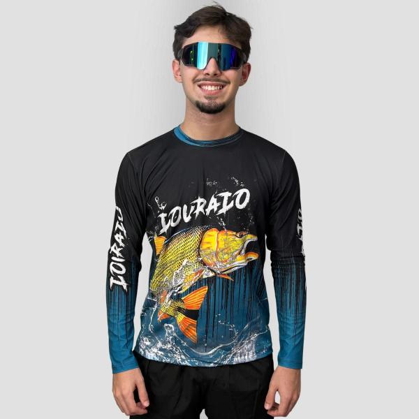 Imagem de Camiseta Masculina Pesca Térmica Camisa Proteção Solar UV50