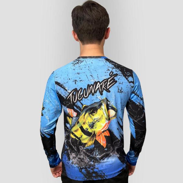 Imagem de Camiseta Masculina Pesca Térmica Camisa Proteção Solar UV50