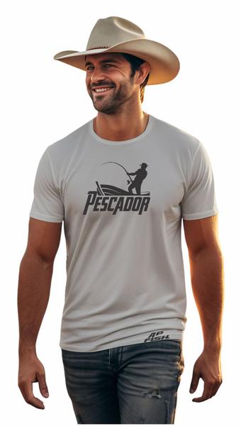 Imagem de Camiseta Masculina Pescaria pescador Pesca e laser