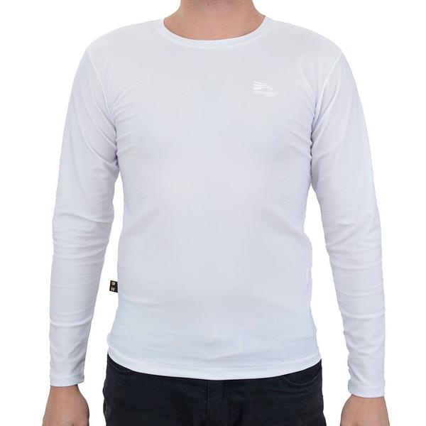 Imagem de Camiseta Masculina Progne Sports ML Térmica Branca - CT9200