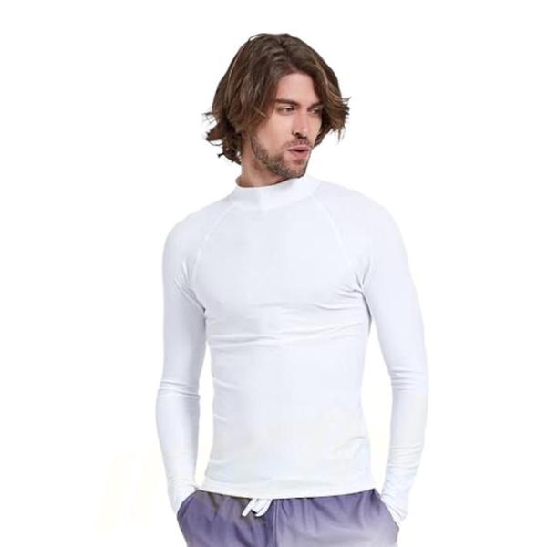 Imagem de Camiseta Masculina Térmica Manga Longa Proteção Solar UV 250