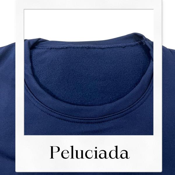 Imagem de Camiseta Masculina Térmica Peluciada Blusa Manga Longa Segunda Pele Inverno