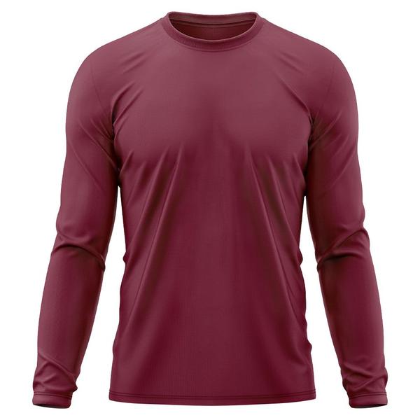 Imagem de Camiseta Masculina Térmica Proteção Solar UV  50/ Praia Treino Academia Tshirt Praia Esporte Dry Manga Longa