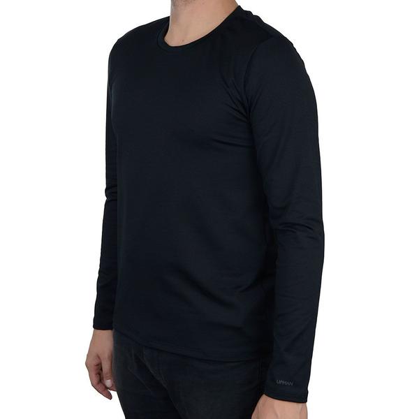 Camiseta Masculina Upman ML Térmica Preta - 146RT Imagem de Camiseta Masculina Upman ML Térmica Preta - 146RT