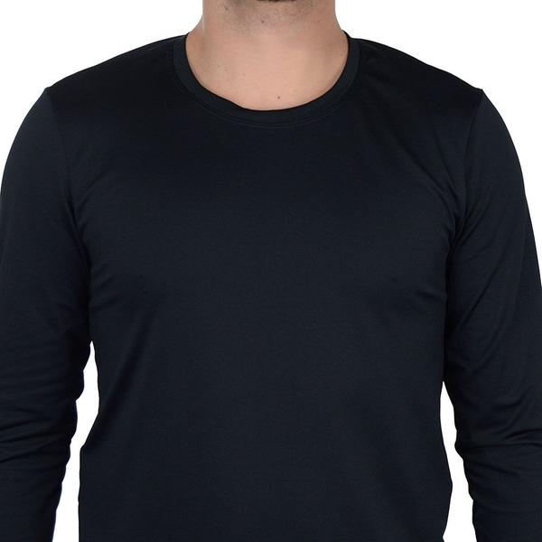 Camiseta Masculina Upman ML Térmica Preta - 146RT Imagem de Camiseta Masculina Upman ML Térmica Preta - 146RT