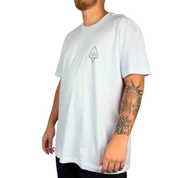 Imagem de Camiseta Mcd Espada Arame Enfarpado Plus Size Branco