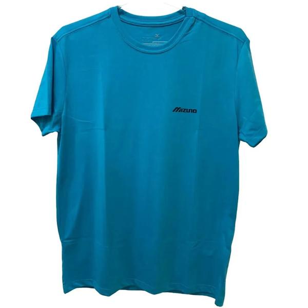 Imagem de Camiseta Mizuno Basic Logo Masculina - Azul piscina