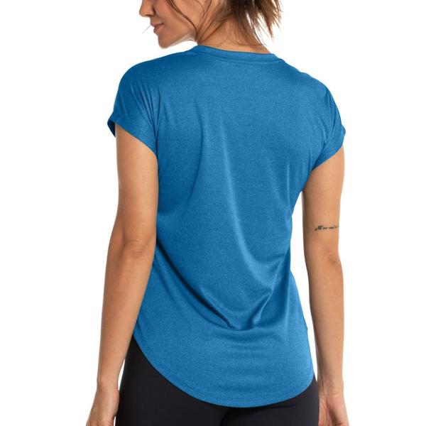 Imagem de Camiseta Mizuno Spark Big Logo Azul Escuro - Feminino