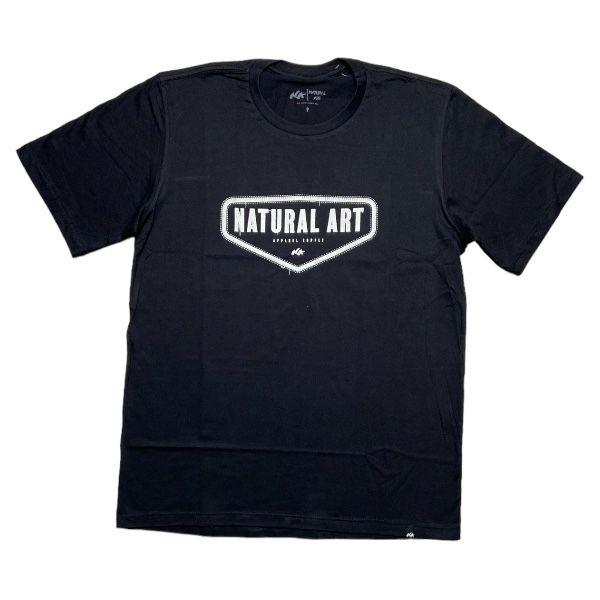 Imagem de Camiseta Natural Art 24100007 Logo Emb - Preto