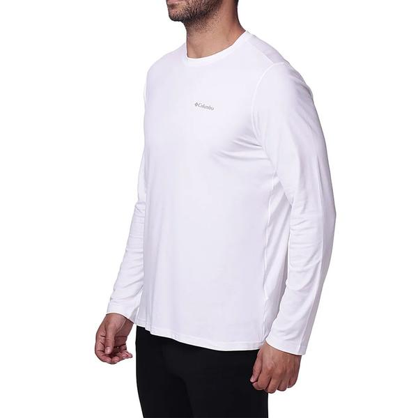 Imagem de Camiseta Neblina Masculina Manga Longa Branco - Columbia