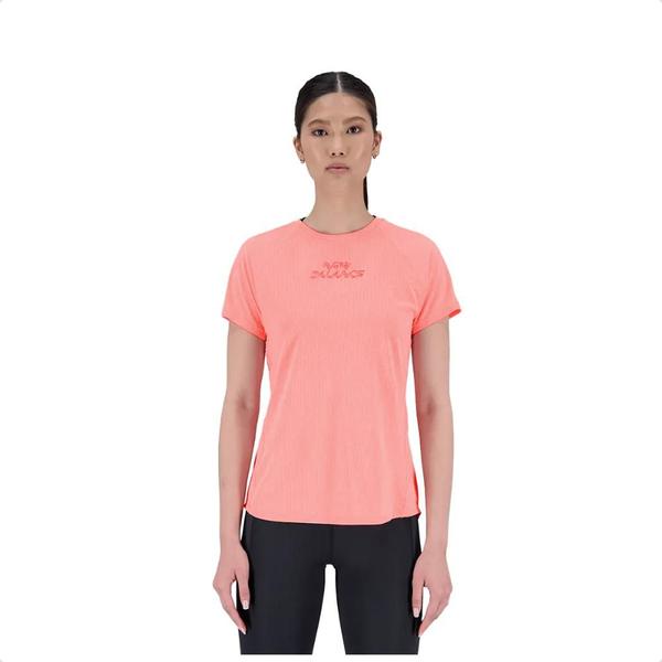 Imagem de Camiseta New Balance Impact Run Print Feminina