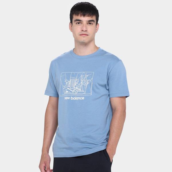 Camiseta New Balance Science Masculina Camiseta New Balance Science Masculina