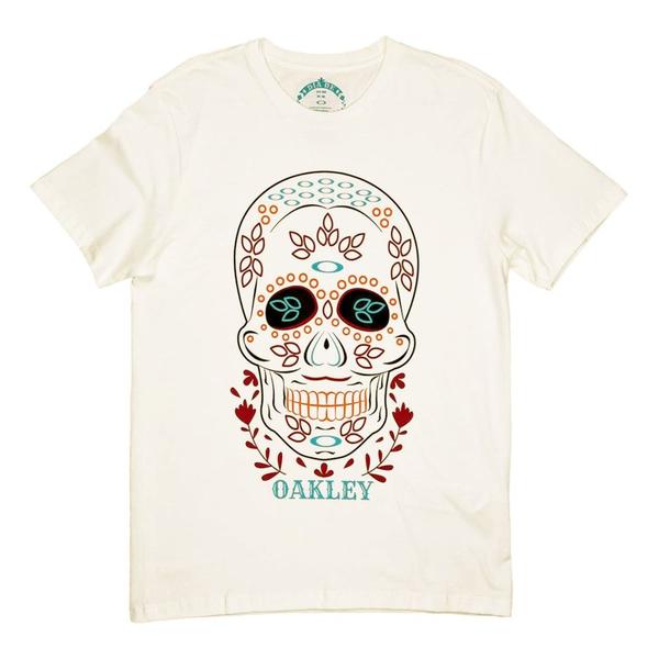 Imagem de Camiseta Oakley Back To Skull Off White