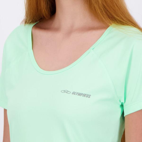 Imagem de Camiseta Olympikus Runner Feminina Verde Claro