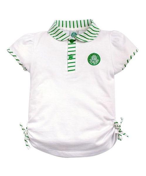 Imagem de Camiseta Palmeiras Polo Infantil Feminina Oficial