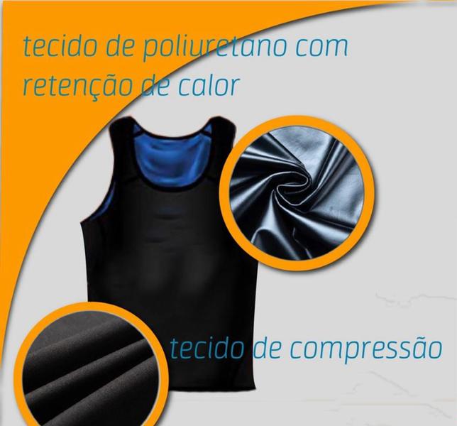 Imagem de Camiseta Para Academia Térmica Camiseta de compreenção Tipo Sauna Unissex 