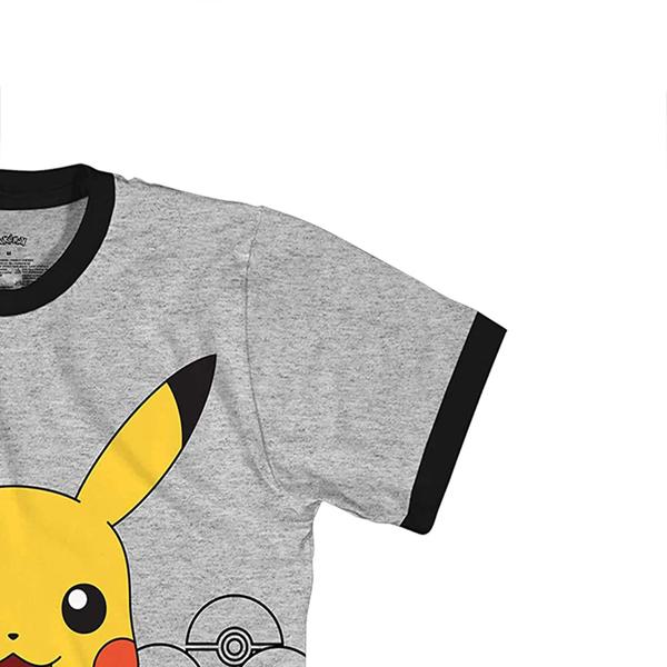 Imagem de Camiseta Pokémon Boys Pikachu Game Gotta Catch Em All Size M