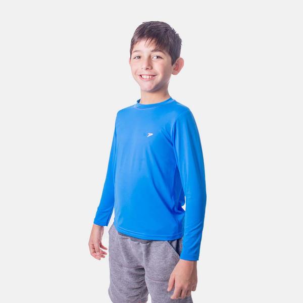 Imagem de Camiseta Poker Comfort Uv 50+ Infantil M/L Celeste