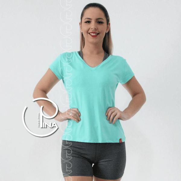 Imagem de Camiseta Poliamida Dry Fit Seca Fácil P M G GG PINA 